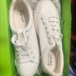 Call It Spring Women's Classic White Sneakers